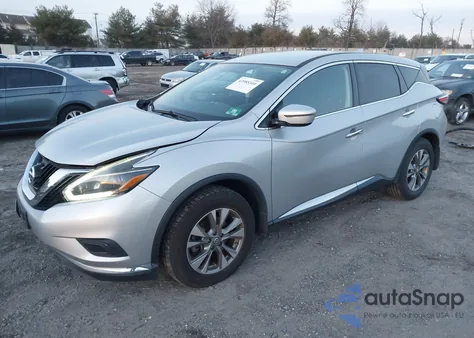 2018 Nissan Murano S z USA, uszkodzony, nr VIN 5N1AZ2MH4JN135360